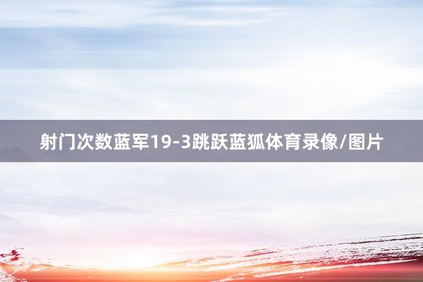 射门次数蓝军19-3跳跃蓝狐体育录像/图片