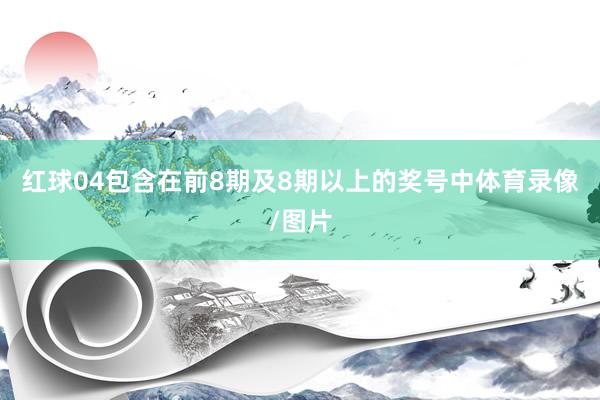 红球04包含在前8期及8期以上的奖号中体育录像/图片