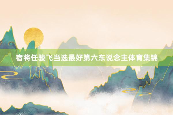 宿将任骏飞当选最好第六东说念主体育集锦