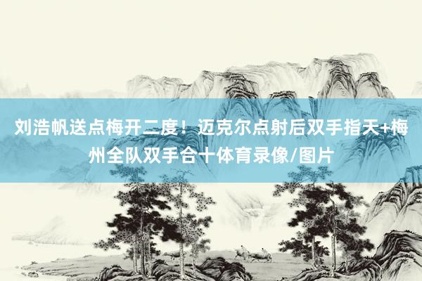 刘浩帆送点梅开二度！迈克尔点射后双手指天+梅州全队双手合十体育录像/图片
