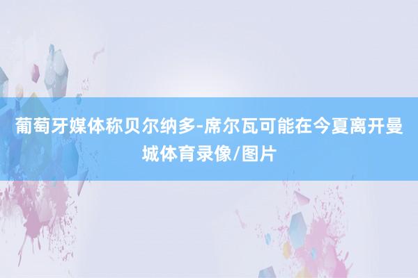 葡萄牙媒体称贝尔纳多-席尔瓦可能在今夏离开曼城体育录像/图片