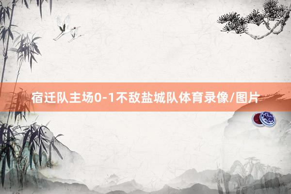 宿迁队主场0-1不敌盐城队体育录像/图片