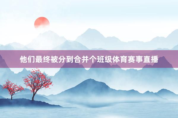 他们最终被分到合并个班级体育赛事直播