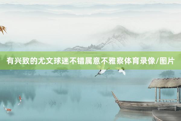 有兴致的尤文球迷不错属意不雅察体育录像/图片