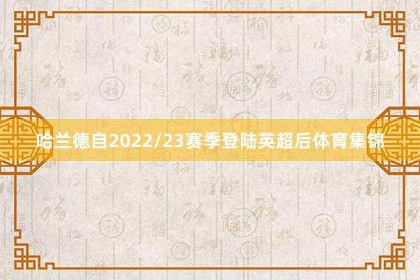 哈兰德自2022/23赛季登陆英超后体育集锦